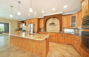 Custom Kitchen Cabinets and Euro Range Hood