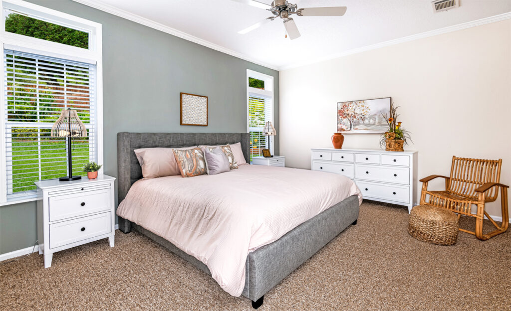 Master Bedroom with King size bed