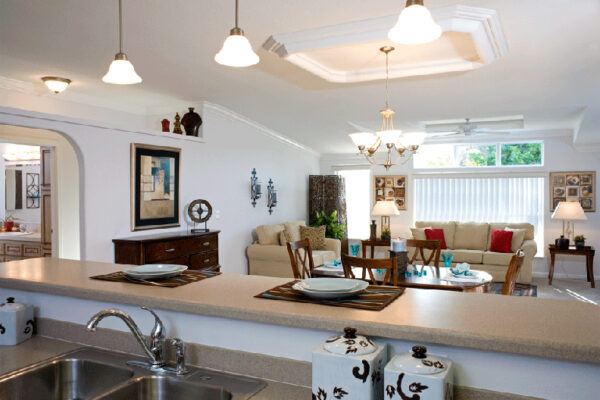 Living room with a Tower Vault