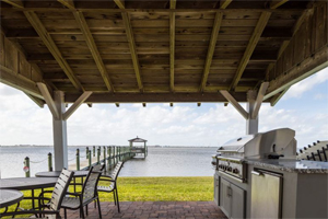 Pier and Gazebo overlooking water